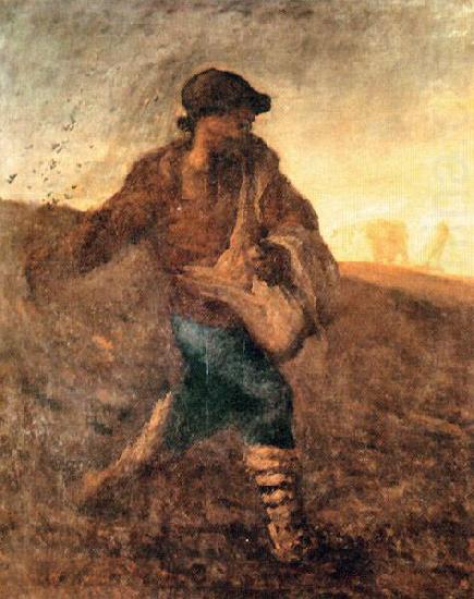 Jean-Franc Millet The sower china oil painting image